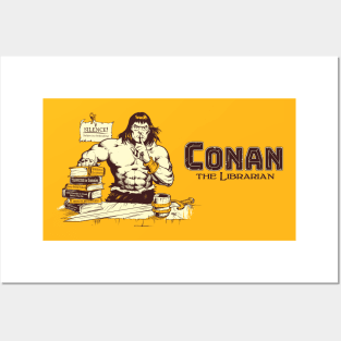 Conan the Librarian Alt Vertion Horizontal Posters and Art